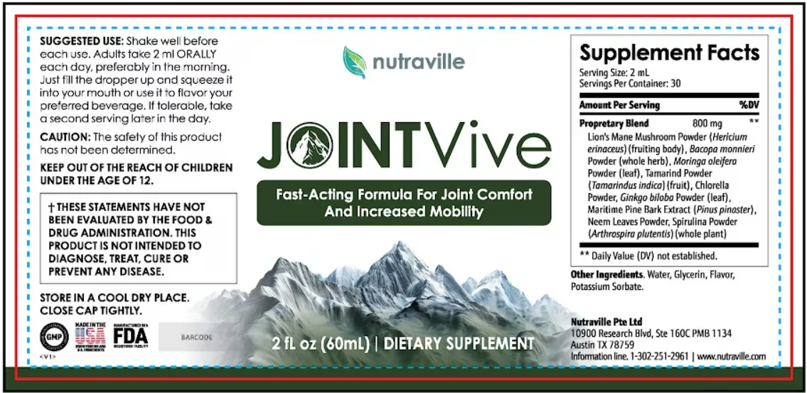 JointVive Product Label